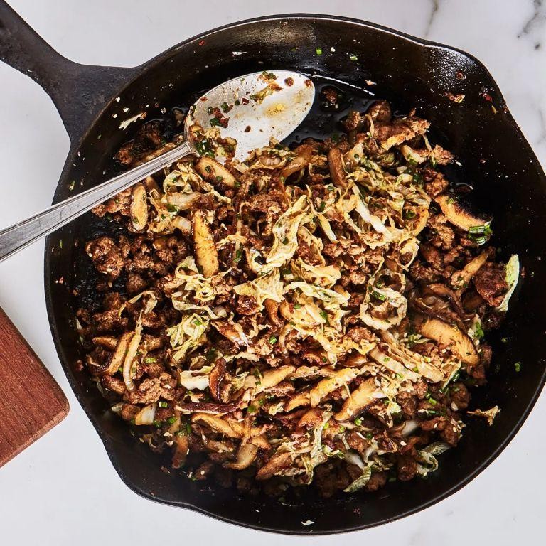 Beyond Sausage and Cabbage Stir-Fry