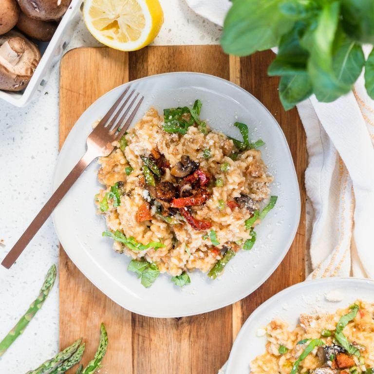 Beyond Sausage and Mushroom Risotto