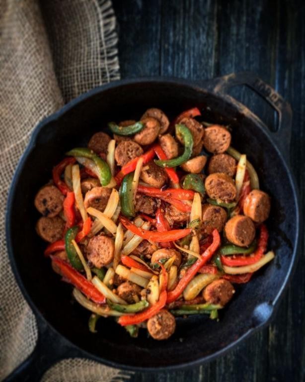 Beyond Sausage and Peppers Skillet