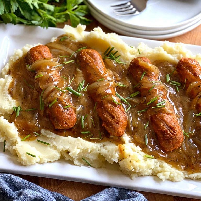 Beyond Sausage with Caramelized Onions