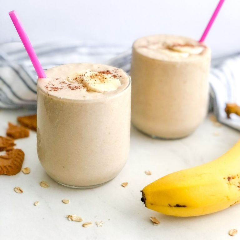 Biscoff Butter Banana Smoothie