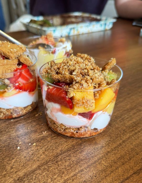 Biscoff Butter Granola Parfait