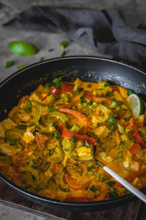 Bitter Melon Curry with Coconut Milk