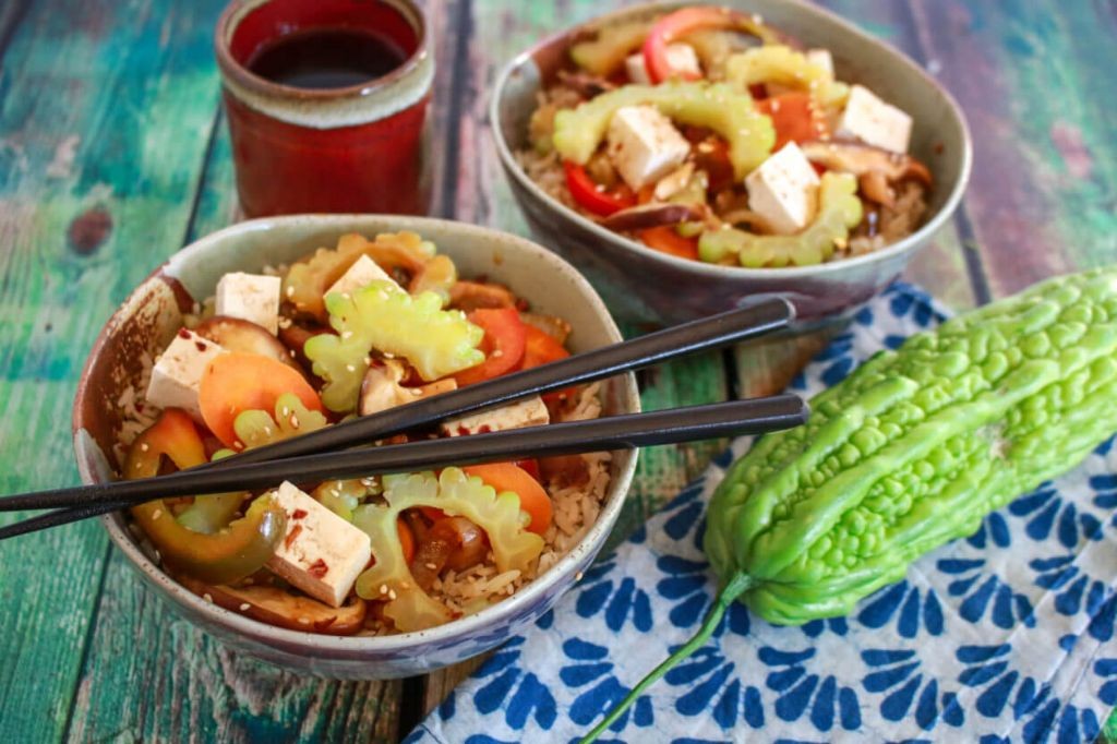 Bitter Melon Stir-Fry with Tofu
