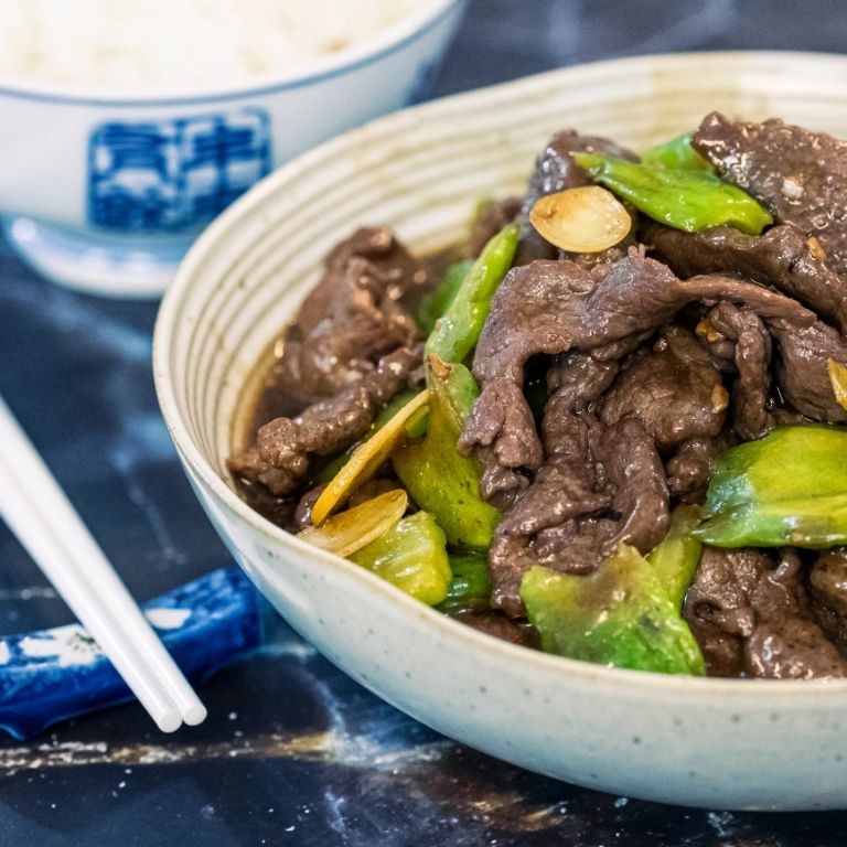 Bitter Melon and Beef Stir-Fry