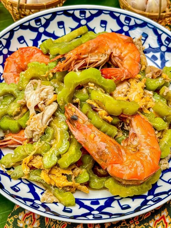 Bitter Melon and Shrimp Stir-Fry