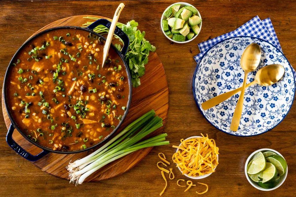 Black Bean and Chicken Tortilla Soup