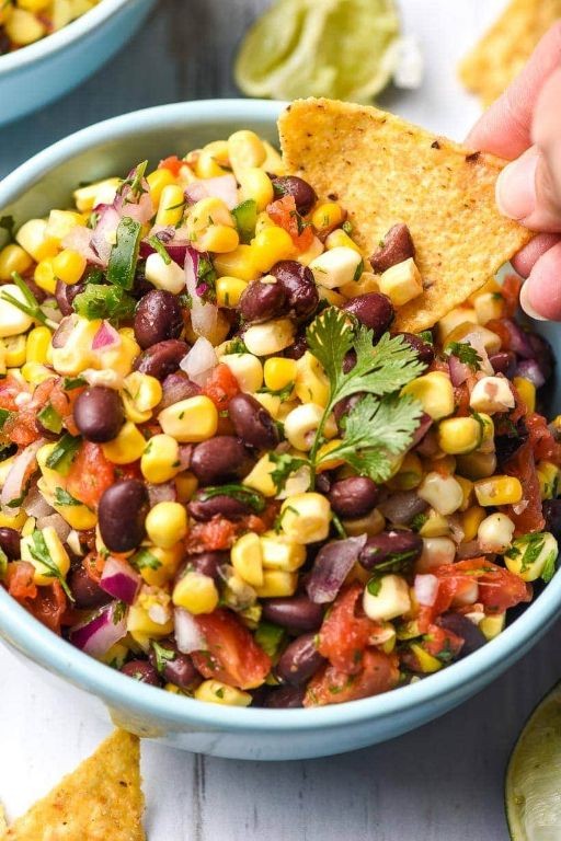 Black Bean and Corn Salsa Dip