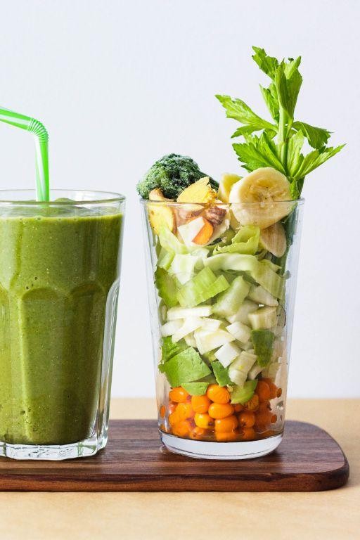 Blended Vegetable Smoothie