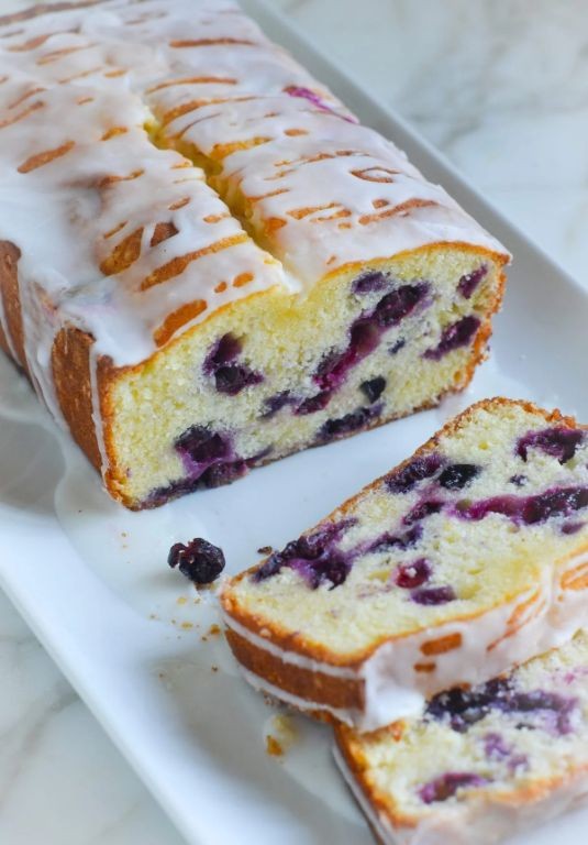 Blueberry Lemon Pound Cake