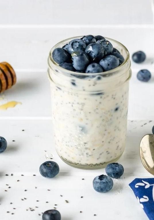 Blueberry Oat Weight Watcher Smoothie