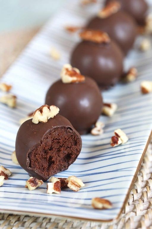 Bourbon Cream Chocolate Truffles