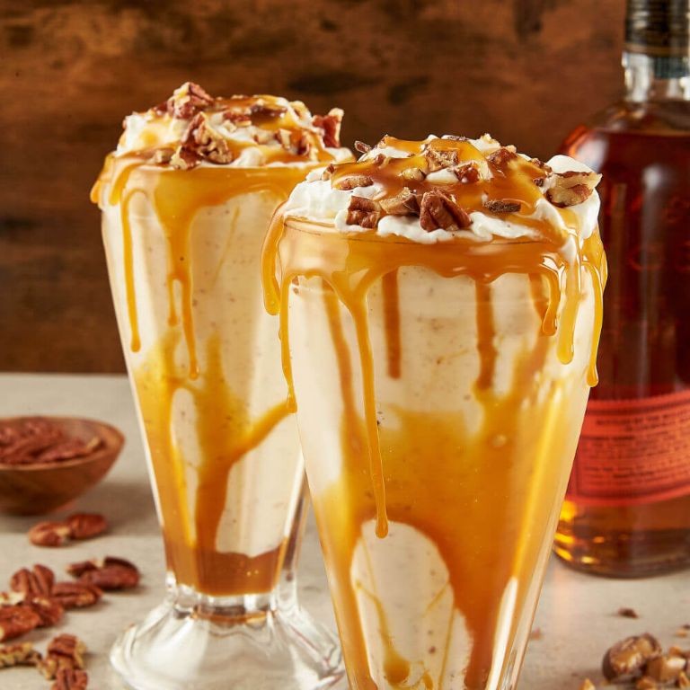 Bourbon Cream Milkshake with Whiskey Caramel