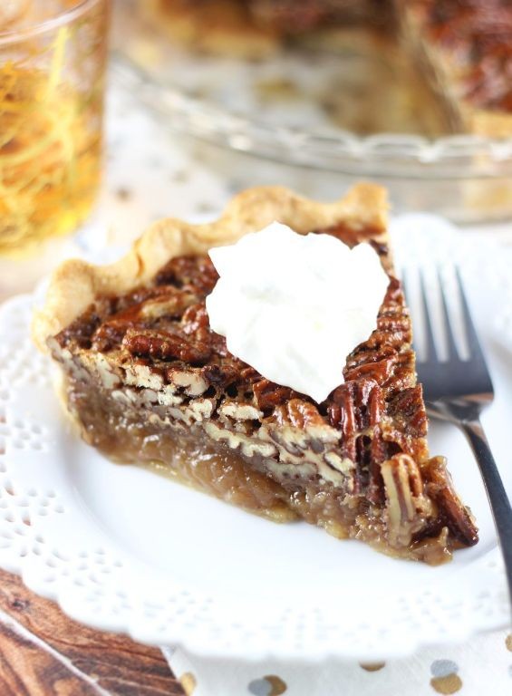 Bourbon Cream Pecan Pie