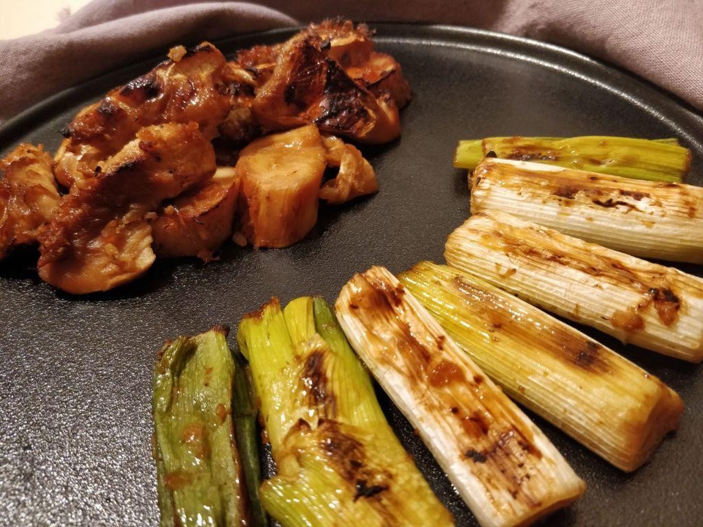 Braised Matsutake with Soy and Mirin