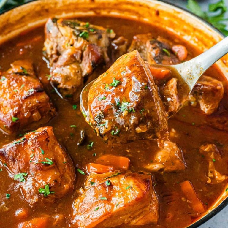 Braised Pork Shoulder with Mirepoix