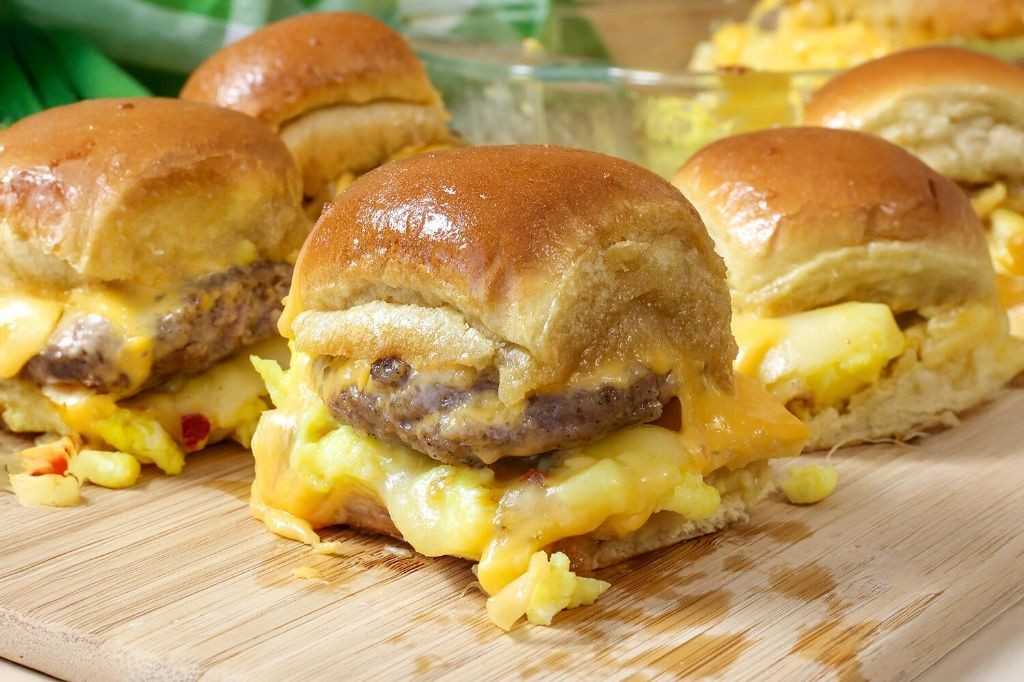 Breakfast Sausage and Egg Sliders