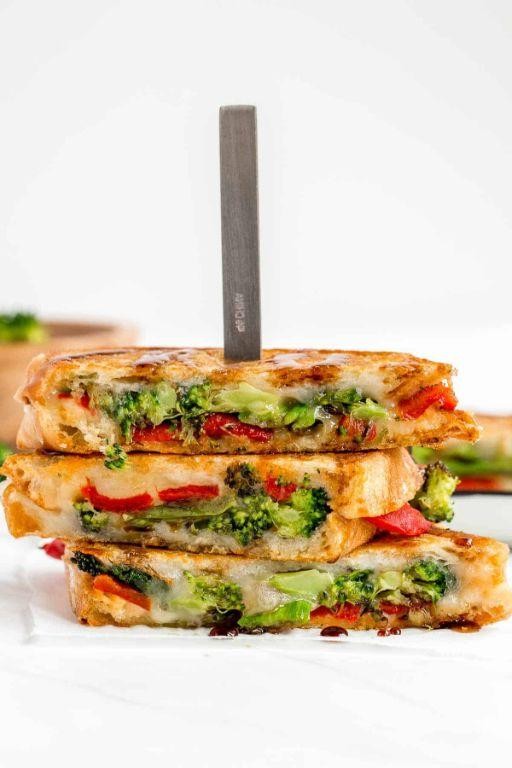 Broccoli Grilled Cheese Sandwich