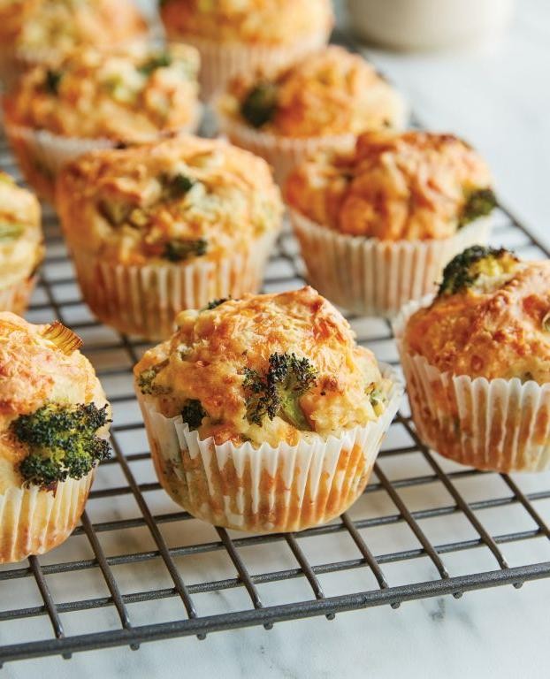 Broccoli and Cheese Muffins