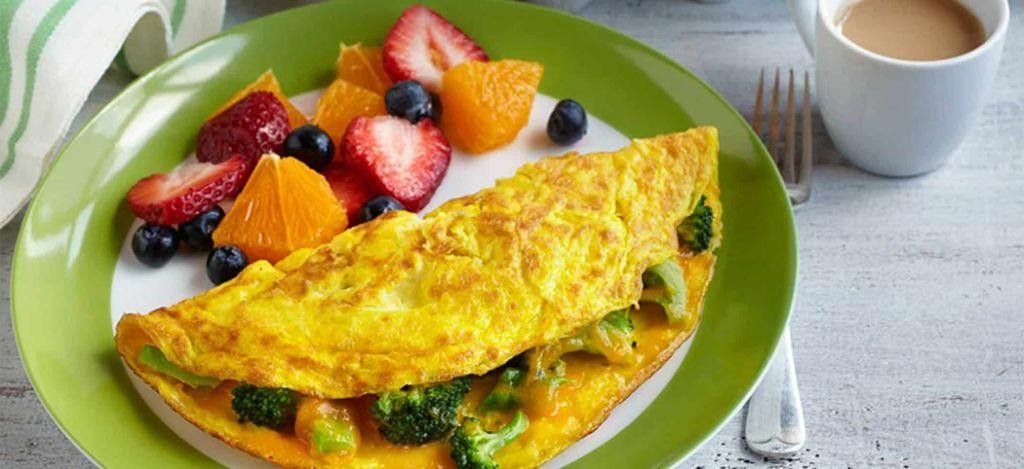 Broccoli and Cheese Omelet