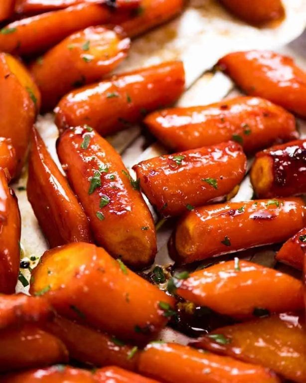 Brown Sugar Glazed Baby Carrots