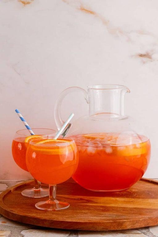 Bubbly Aperol Spritz Pitcher
