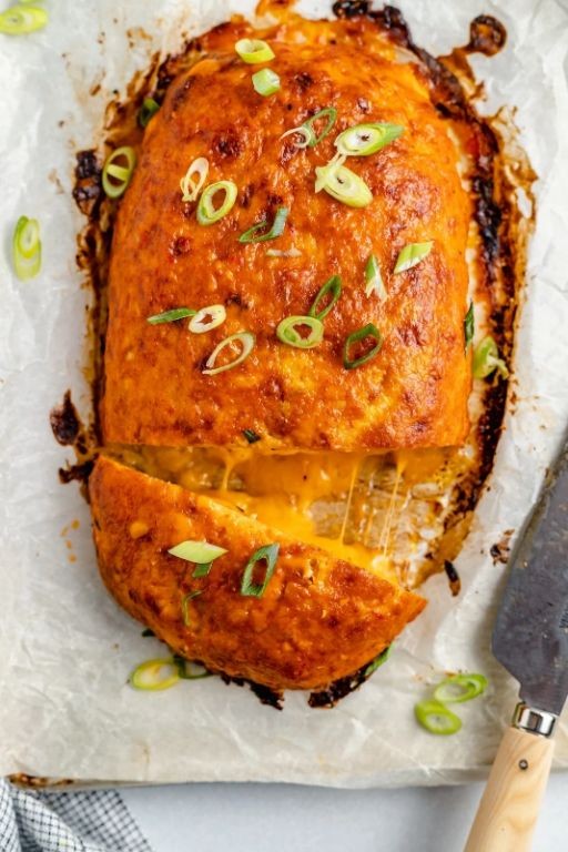 Buffalo Chicken Crockpot Meatloaf
