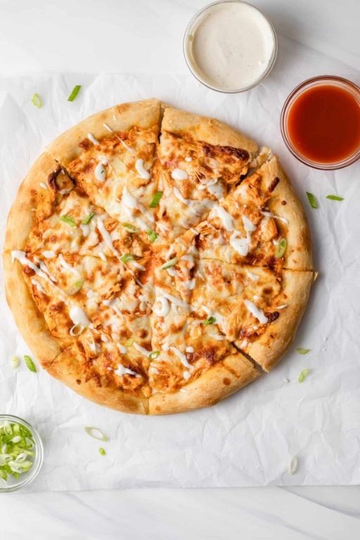 Buffalo Chicken White Pizza Dip