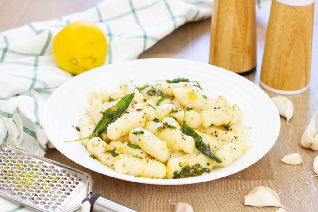 Cabbage and Potato Gnocchi with Sage Butter