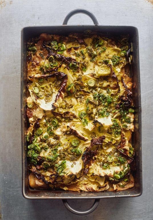 Cabbage and Potato Gratin with Gruyere Cheese