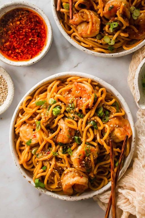 Cajun Shrimp Lo Mein