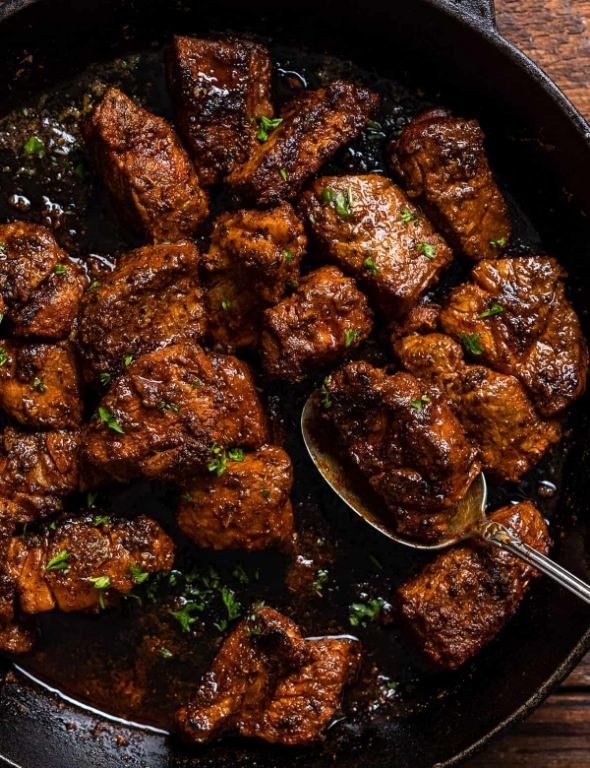 Cajun Spiced Ribeye with Garlic Butter