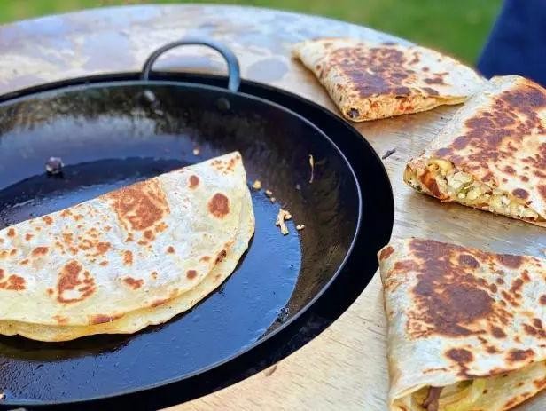 Campfire Quesadillas