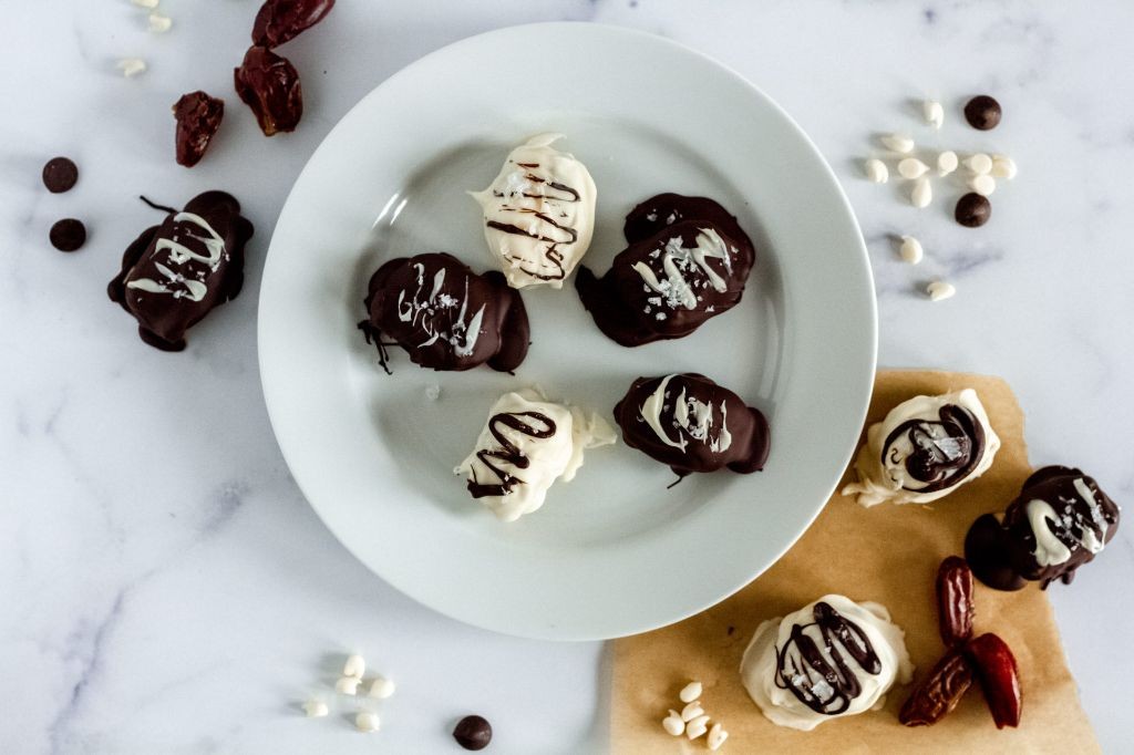Caramel and Sea Salt Stuffed Dates