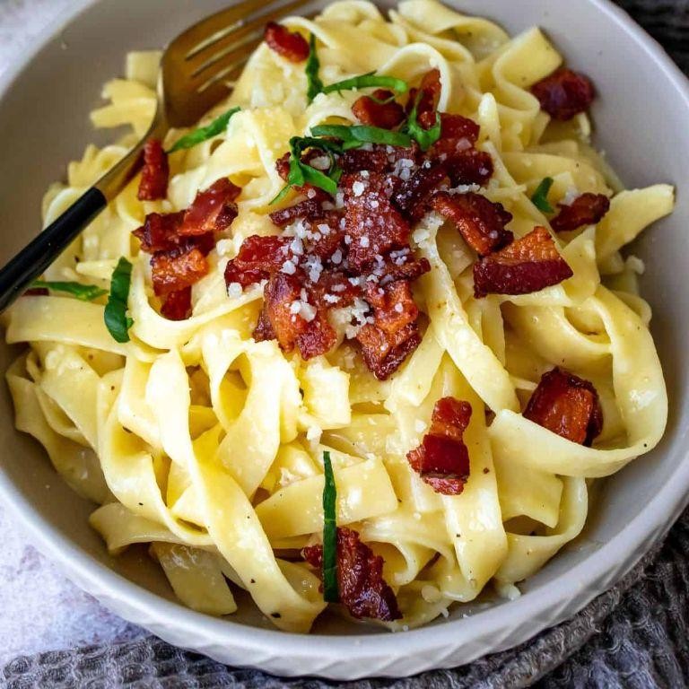 Cascatelli Carbonara with Pancetta