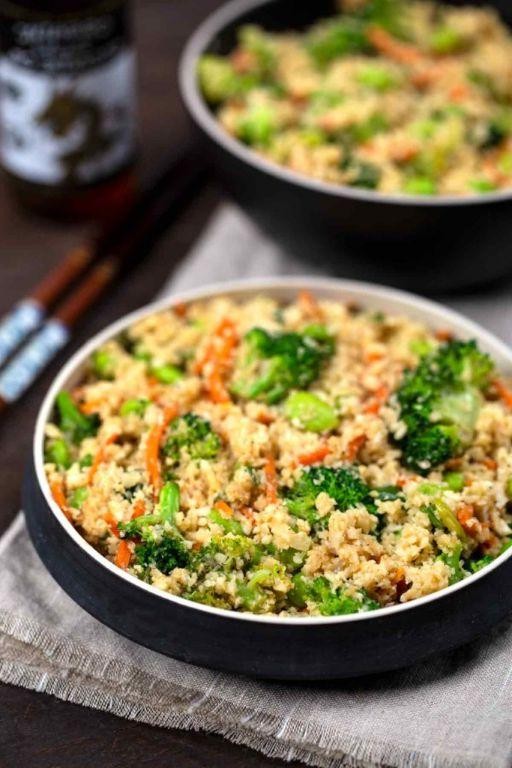 Cauliflower Rice Stir-Fry with Tamari