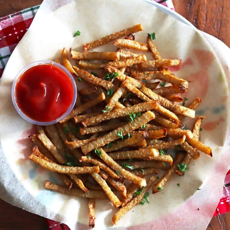 Chamoy-Coated Jicama Fries