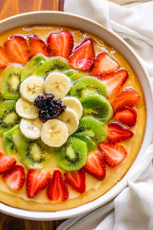 Chamoy-Enhanced Fruit Pizza