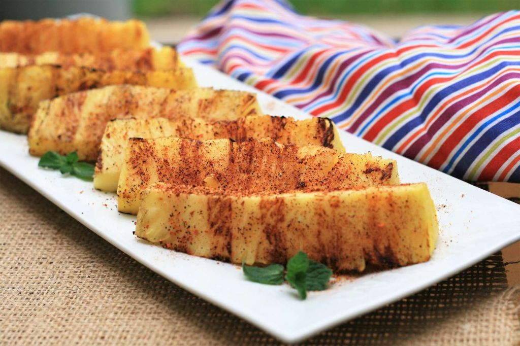 Chamoy-Glazed Grilled Pineapple