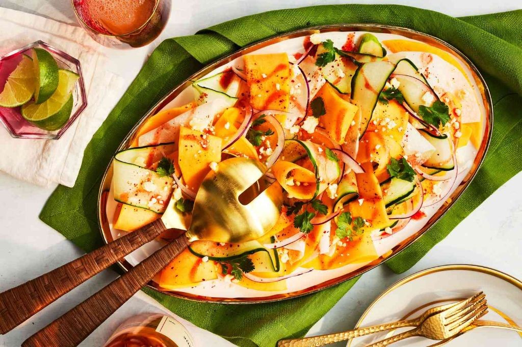 Chamoy-Infused Cantaloupe Salad