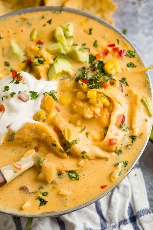 Cheesy Chicken Tortilla Soup