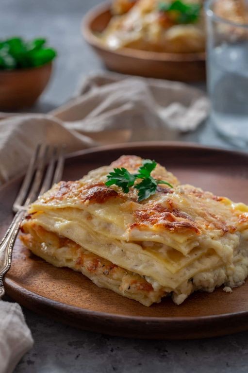 Cheesy Four-Cheese Lasagna with Mozzarella