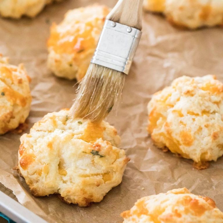 Cheesy Garlic Drop Biscuits