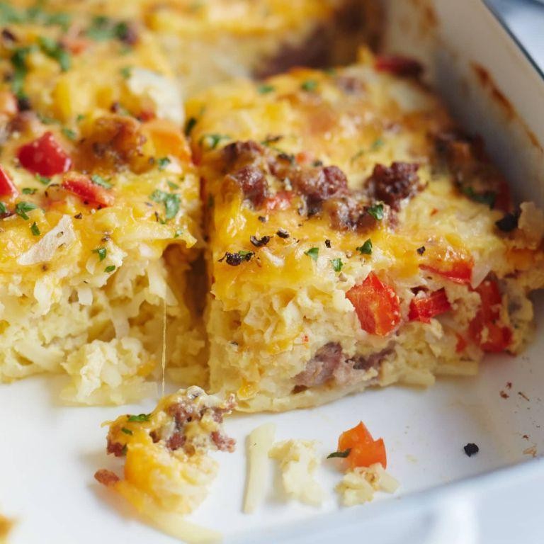 Cheesy Hash Brown Breakfast Casserole