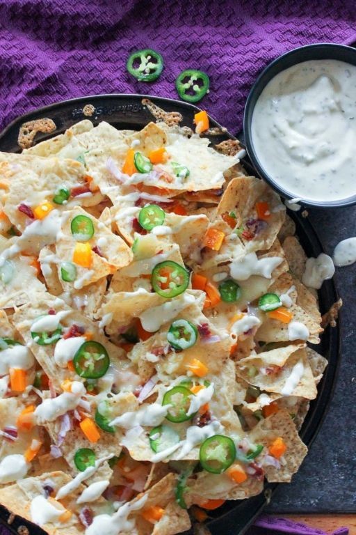 Cheesy Jalapeño Popper Nachos