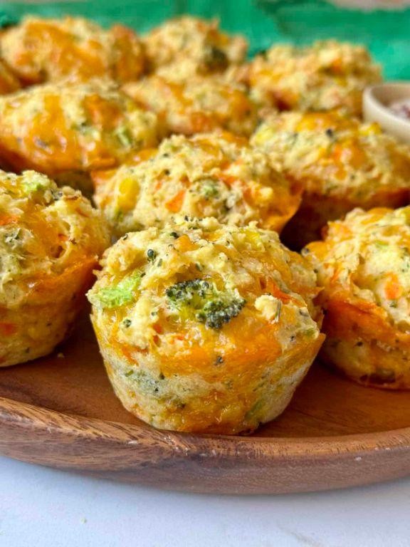 Cheesy Veggie Muffins