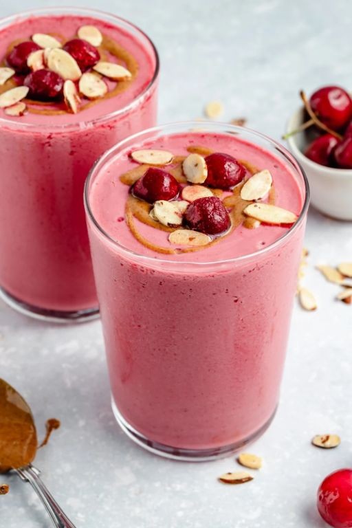 Cherry Almond Protein Shake