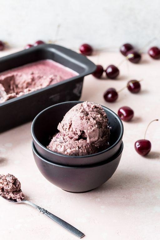 Cherry Chocolate Chip Nice Cream
