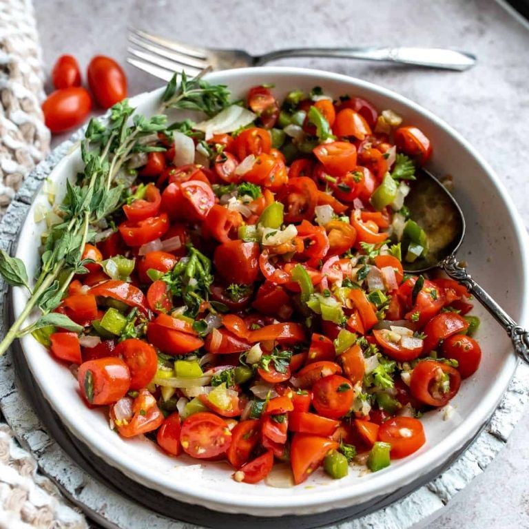 Cherry Tomato and Basil Relish
