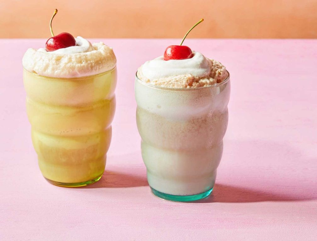 Cherry Vanilla Creamy Kombucha Float